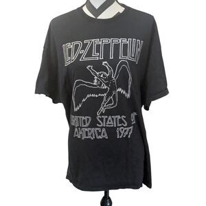 Led Zeppelin 1977 United States of America Tour T-Shirt Black XXL